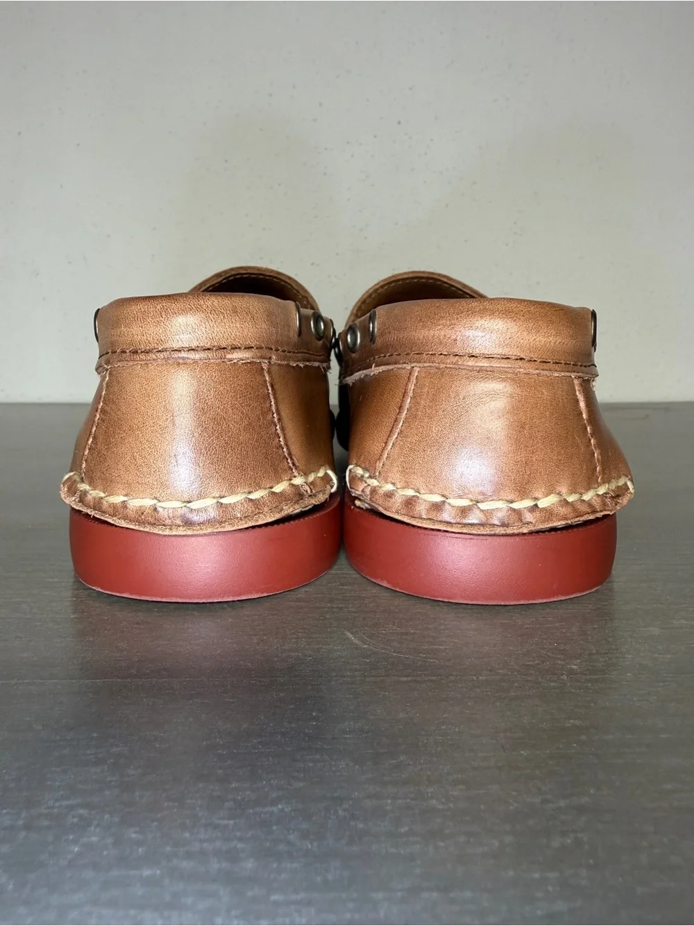 Rancourt & Co Hand Sewn Leather Loafers Men’s 9.5 D Made in Maine USA New